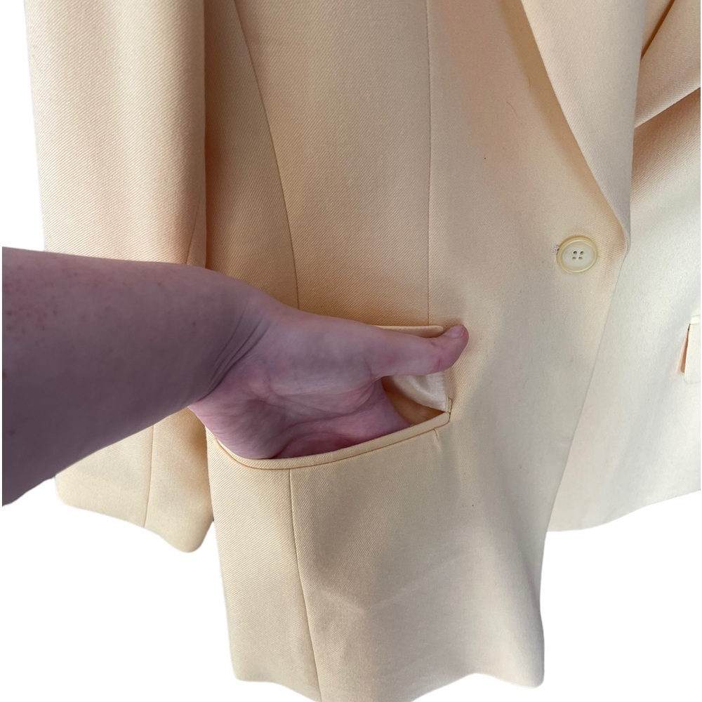 Pendleton Yellow Blazer Size 12 - image 5